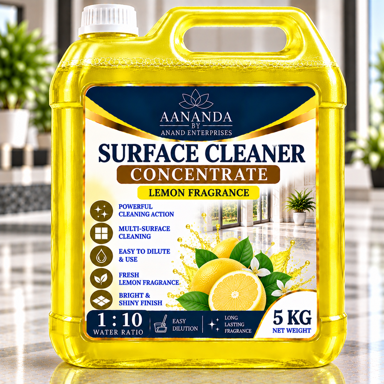 Surface Cleaner Liquid Concentrate 5 KG – 1:10 Dilution Ratio - Image 5