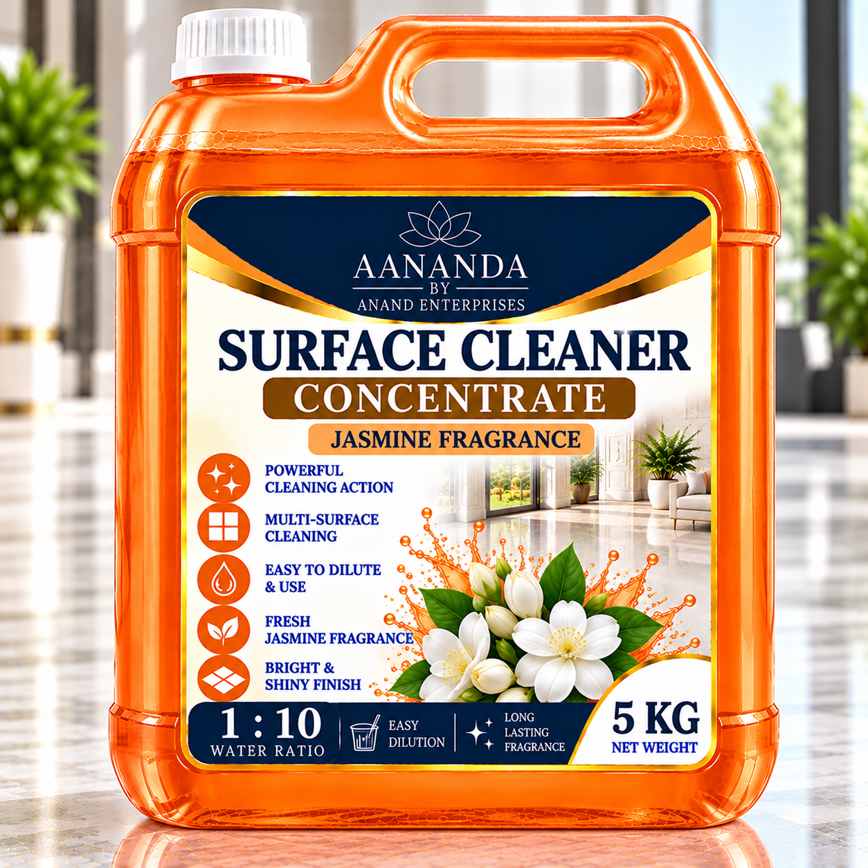 Surface Cleaner Liquid Concentrate 5 KG – 1:10 Dilution Ratio - Image 3